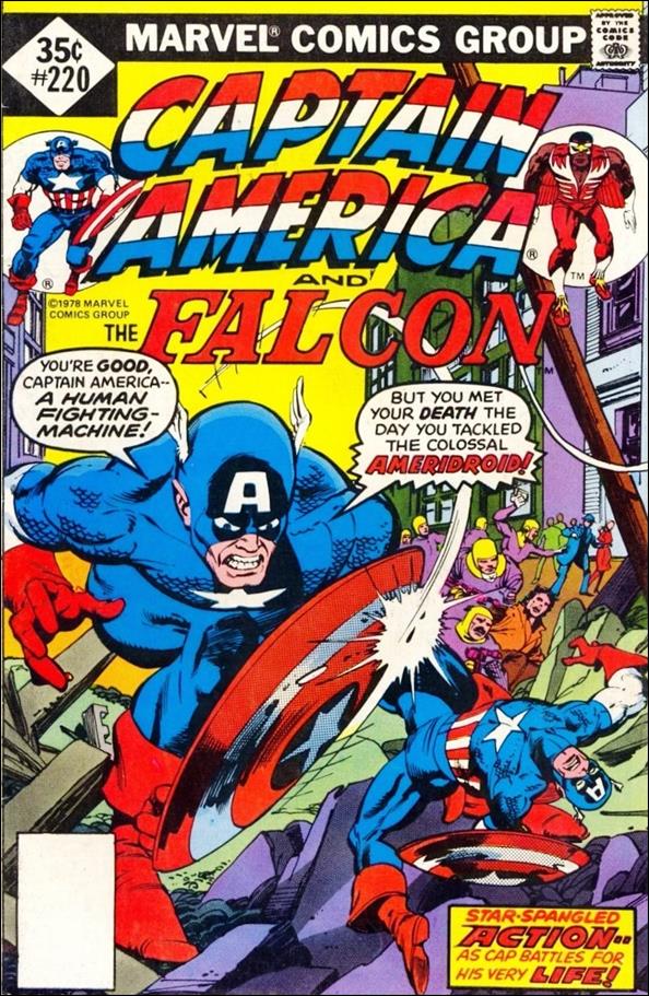 Captain America (1968) issue 220-C Whitman Cover