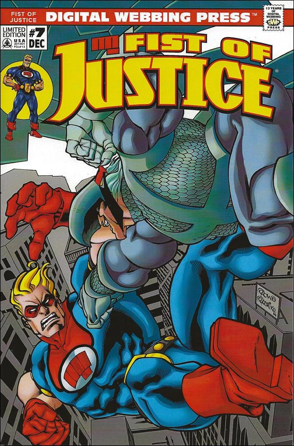 Fist of Justice issue 7 Kickstarter Cover 1/100