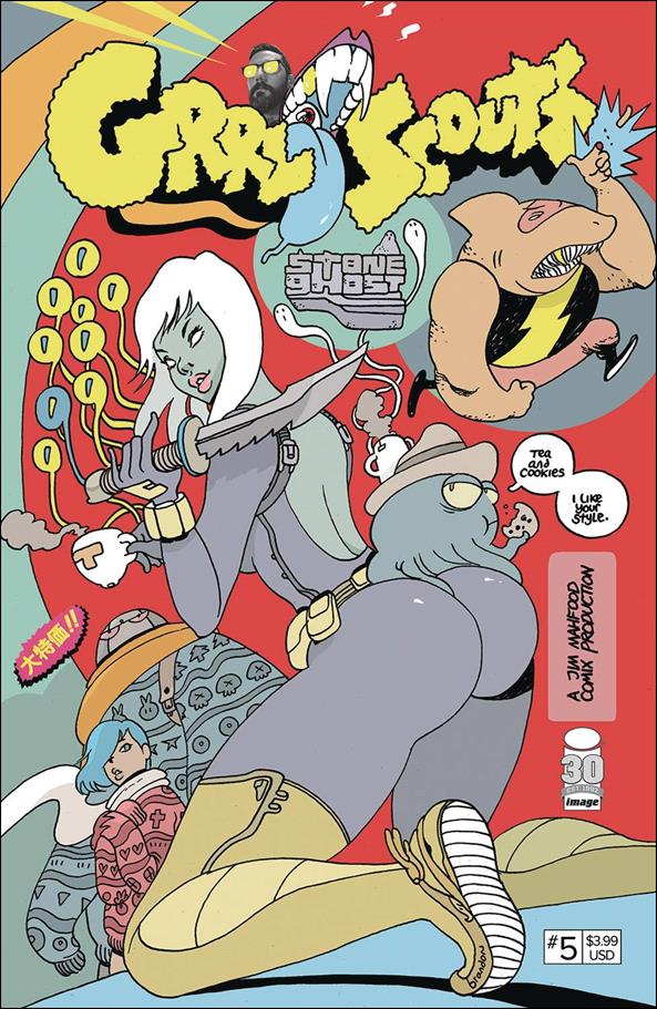 Grrl Scouts: Stone Ghost issue 5-B Brandon Graham Cover