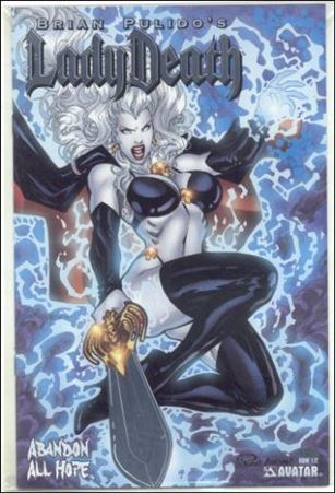 Brian Pulido's Lady Death: Abandon All Hope issue 1/2-K Platinum Foil Cover 1/1250