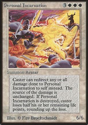 Magic the Gathering: Limited Edition Beta (Base Set) card 32 Personal Incarnation