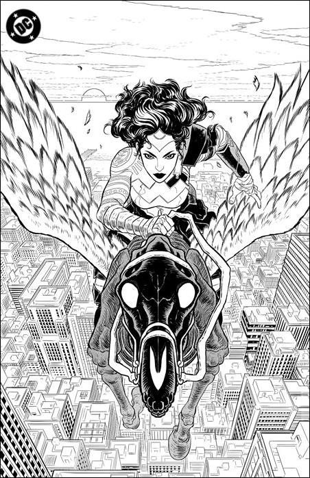Absolute Wonder Woman: Noir Edition issue 1-C Hayden Sherman B&W Foil Cover