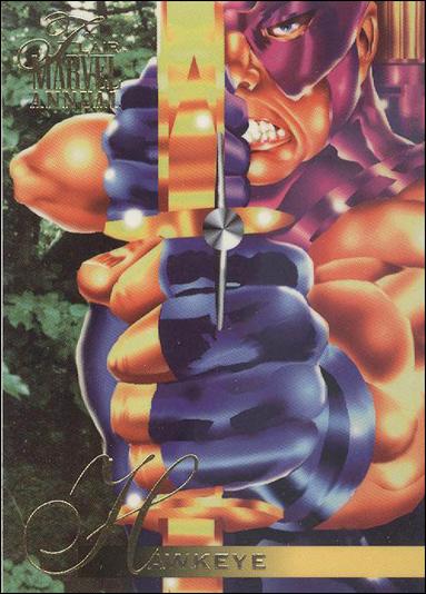 Marvel Annual Flair '95 (Base Set) card 138 Hawkeye