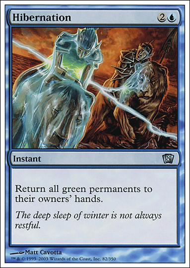 Magic the Gathering: 8th Edition (Base Set) card 82 Hibernation