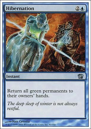 Magic the Gathering: 8th Edition (Base Set) card 82 Hibernation