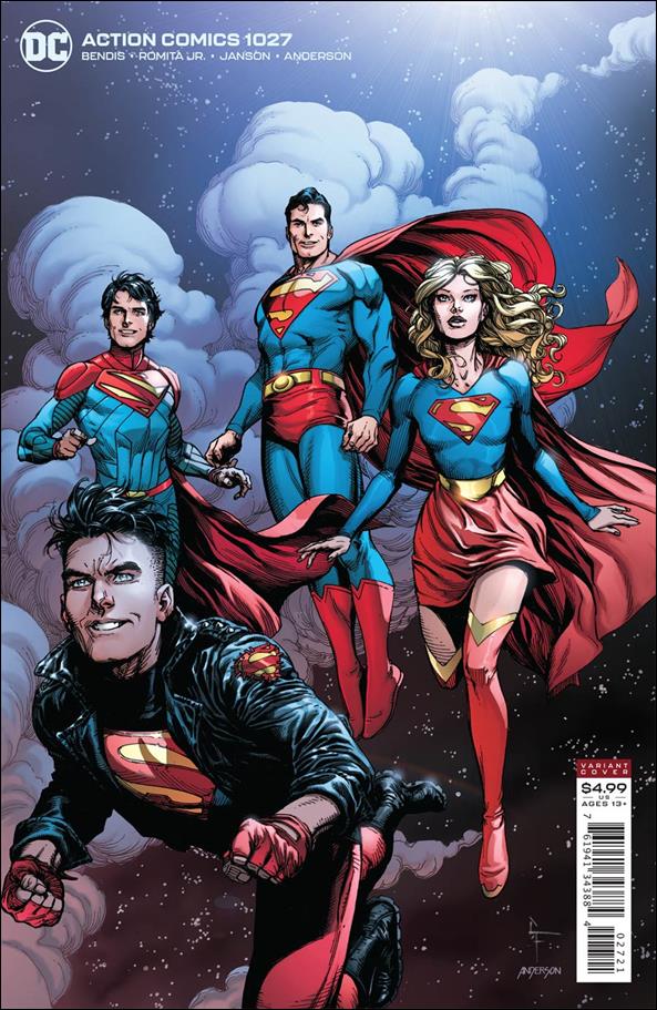Action Comics (1938) issue 1027-B Gary Frank Cardstock Cover