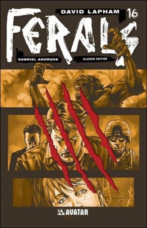 Ferals issue 16-D Slashed Cover 1:3