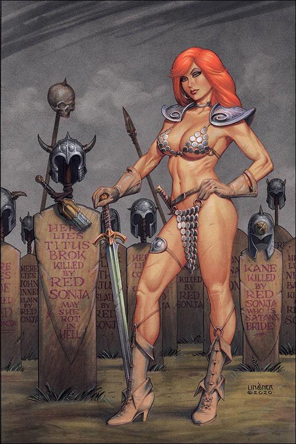Red Sonja (2019) issue 16-T Joseph Michael Linsner Virgin Cover