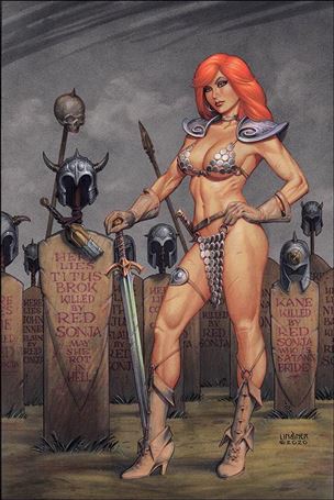 Red Sonja (2019) issue 16-T Joseph Michael Linsner Virgin Cover