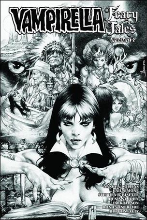Vampirella: Feary Tales issue 2-D Jay Anacleto 1:10 Black & White Cover