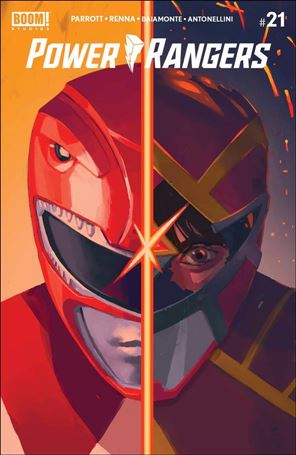 Power Rangers issue 21-F Jake Wyatt FOC Reveal Cover
