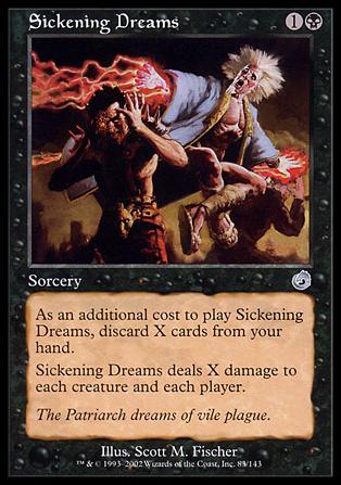 Magic the Gathering: Torment (Base Set) card 83 Sickening Dreams