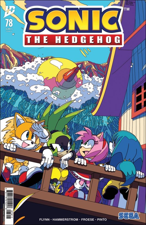 Sonic the Hedgehog (2018) issue 78 Mauro Fonseca Cover