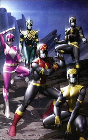 Mighty Morphin issue 1-J InHyuk Lee 1:Store Virgin Thank You Cover