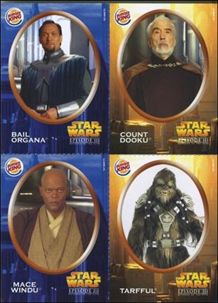 Star Wars: Episode III Revenge of the Sith Burger King Stickers (Promo) card nn2