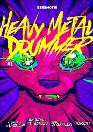 Heavy Metal Drummer issue 1-B Cat Cover