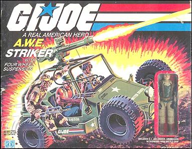 G.I. Joe: A Real American Hero 3 3/4" Basic Vehicles and Playsets figure 61 A.W.E. Striker