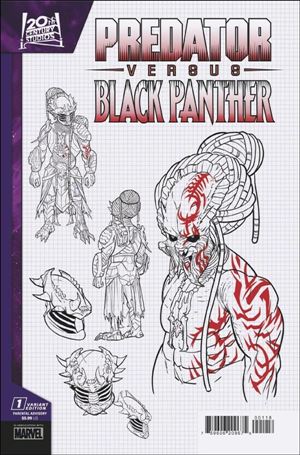 Predator vs. Black Panther issue 1-H Chris Allen 1:10 Design Cover