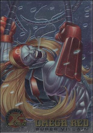 1996 Fleer Ultra X-Men All Chromium (Base Set) card 72 Omega Red