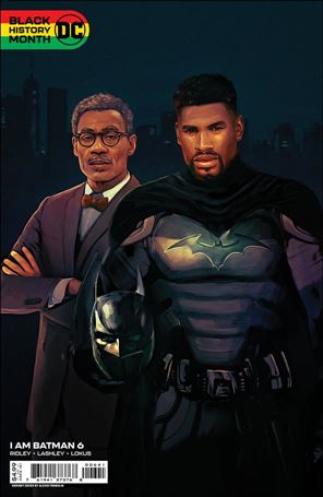 I am Batman issue 6-C Alexis Franklin Black History Month Cover