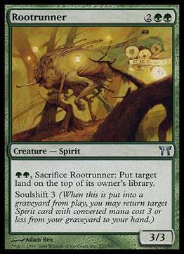 Magic the Gathering: Champions of Kamigawa (Base Set) card 237 Rootrunner