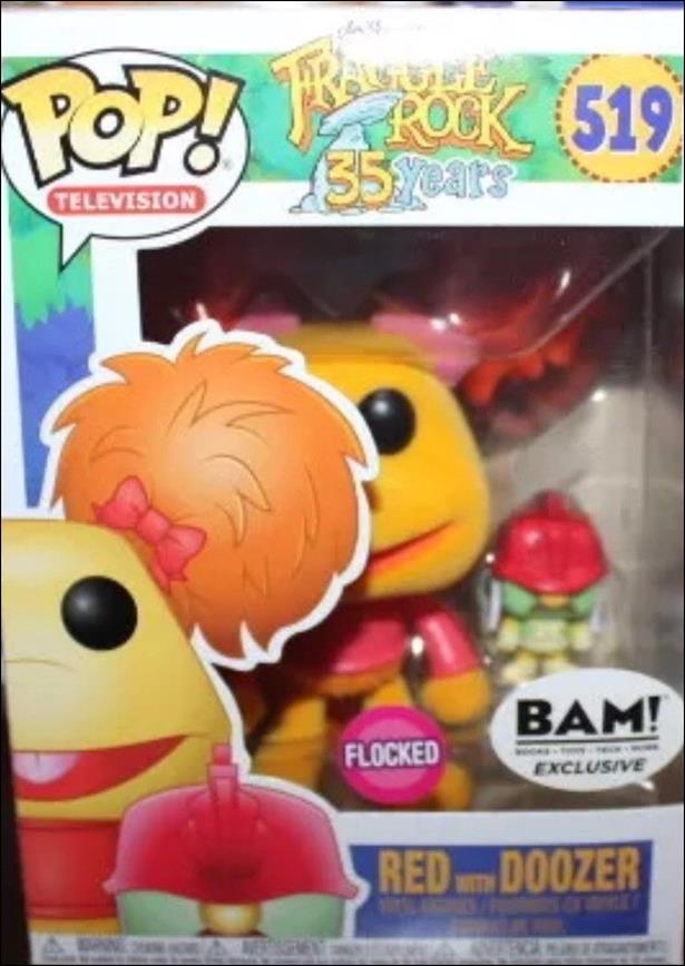 POP! Television figure 519-B Red (Flocked) with Doozer BAM Exclusive