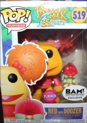 POP! Television figure 519-B Red (Flocked) with Doozer BAM Exclusive