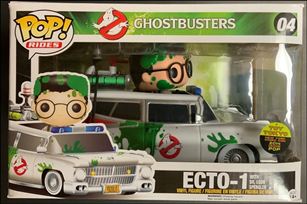 POP! Rides figure 4-B Ecto-1 with Dr Egon Spengler Toy Tokyo NYCC 2014