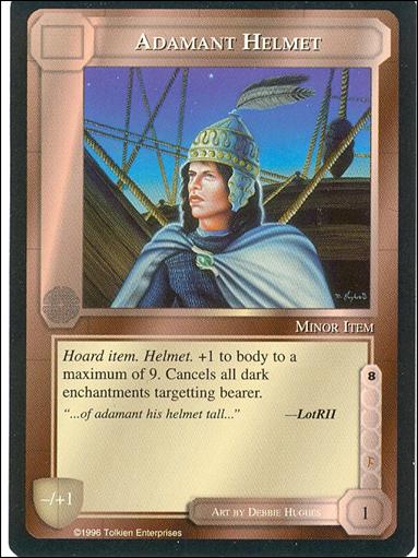 Middle-Earth: The Dragons (Base Set) card 2 Adamant Helmet