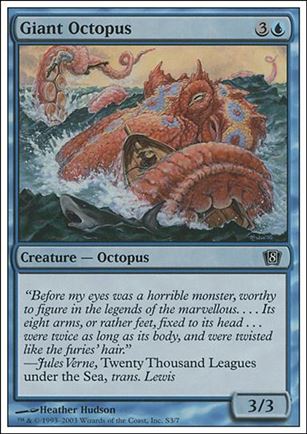Magic the Gathering: 8th Edition (Starter Deck Subset) card S3 Giant Octopus