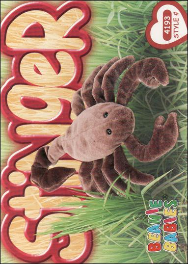 Beanie Babies Series 4 (Base Set) card 237 Stinger