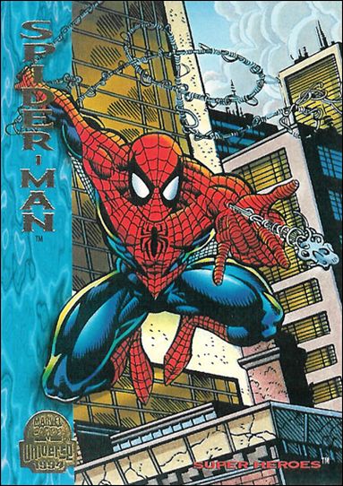 Marvel Universe: Series 5 (Base Set) card 130 Spider-Man