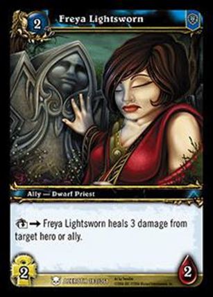 World of Warcraft: Heroes of Azeroth (Base Set) card 183 Freya Lightsworn