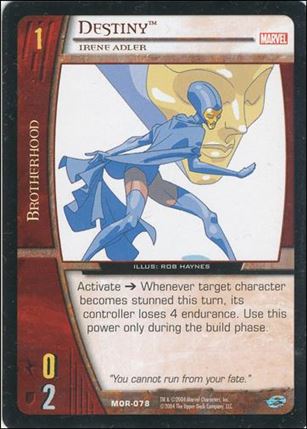 Marvel Origins: VS System (Base Set) card MOR-078-B Destiny