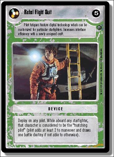 Star Wars: Dagobah Limited (Base Set) card 104 Rebel Flight Suit