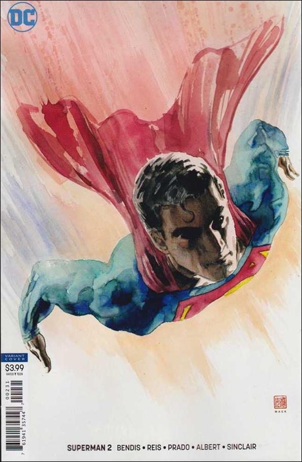 Superman (2018) issue 2-C David Mack Cover