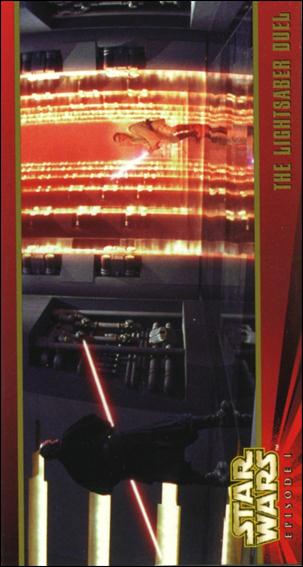 Star Wars: Episode I Widevision: Series 1 (Base Set) card 78 The Lightsaber Duel