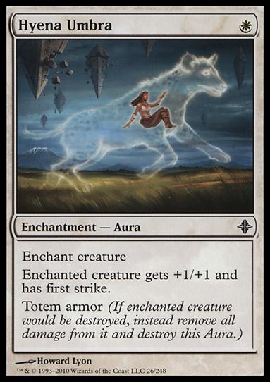 Magic the Gathering: Rise of the Eldrazi (Base Set) card 26 Hyena Umbra