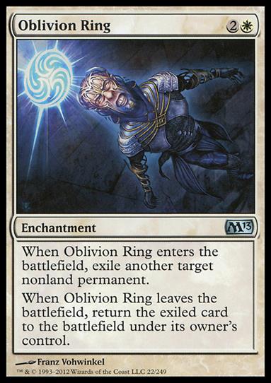 Magic the Gathering: 2013 Core Set (Base Set) card 22 Oblivion Ring