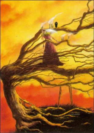 Charles Vess (Base Set) card 21 The Keeper of the Flame