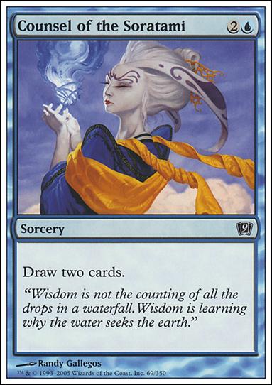 Magic the Gathering: 9th Edition (Base Set) card 69 Counsel of the Soratami