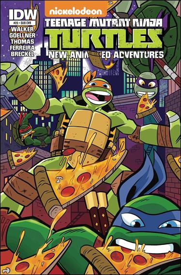 Teenage Mutant Ninja Turtles New Animated Adventures issue 20-B Derek Charm Subscription Cover