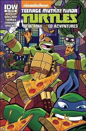 Teenage Mutant Ninja Turtles New Animated Adventures issue 20-B Derek Charm Subscription Cover