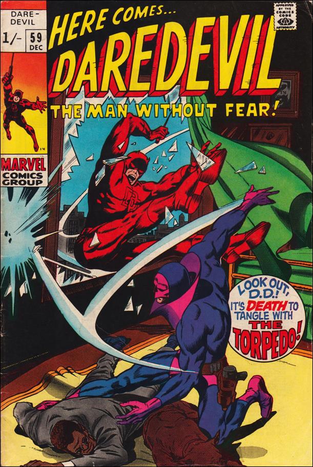 Daredevil (1964) issue 59-B UK Price Cover
