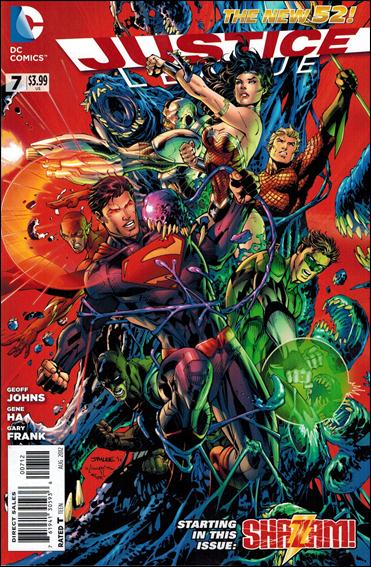 Justice League (2011) issue 7-F Red Jim Lee Cover (2nd Printing)