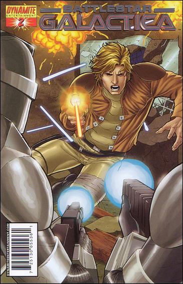 Classic Battlestar Galactica issue 2-F Carlos Rafael "Starbuck" Silver Foil Cover 1/249