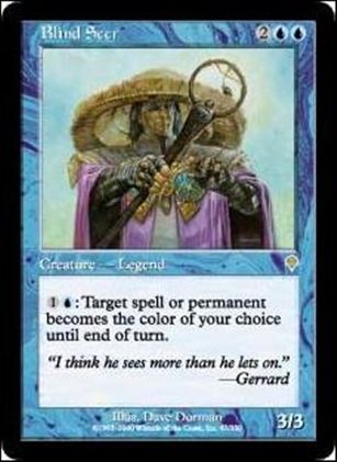 Magic the Gathering: Invasion (Base Set) card 47 Blind Seer