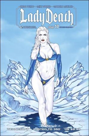 Lady Death (2010) issue 17-E San Diego Comic-Con Wednesday Cover 1/350