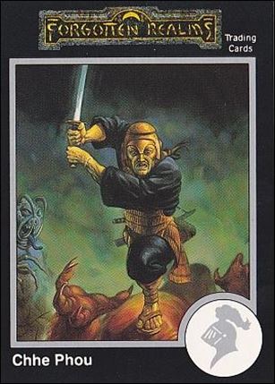 TSR 1991 Trading Cards Premier Edition Factory Set (Base Set) card 81 Forgotten Realms - Chhe Phou