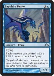 Magic the Gathering: Gatecrash (Base Set) card 47 Sapphire Drake